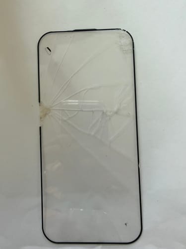 Customer photo review of 3 in 1 Screen Protector - iPhone