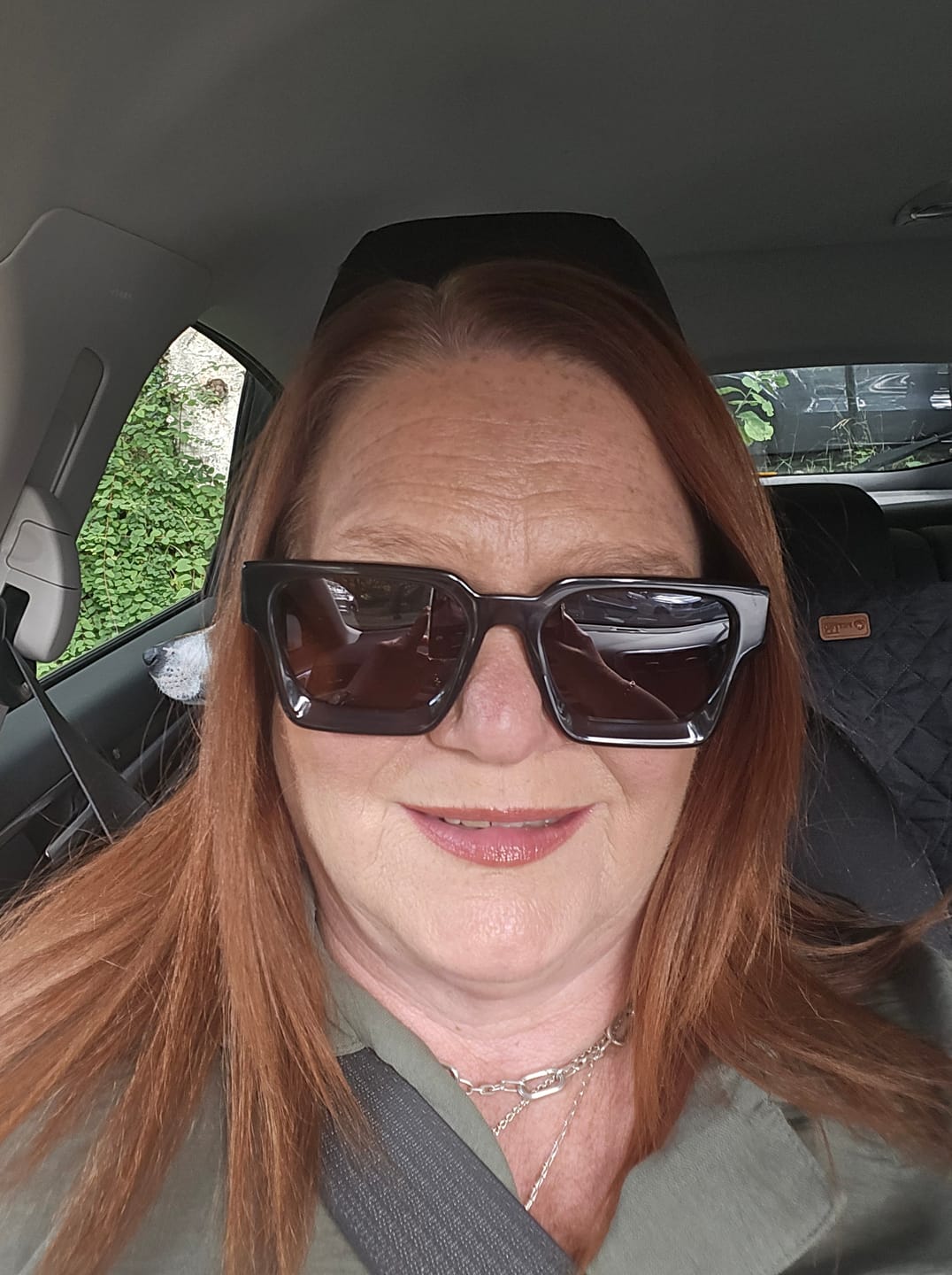 Customer photo review of Airlie Sunglasses - Army Green