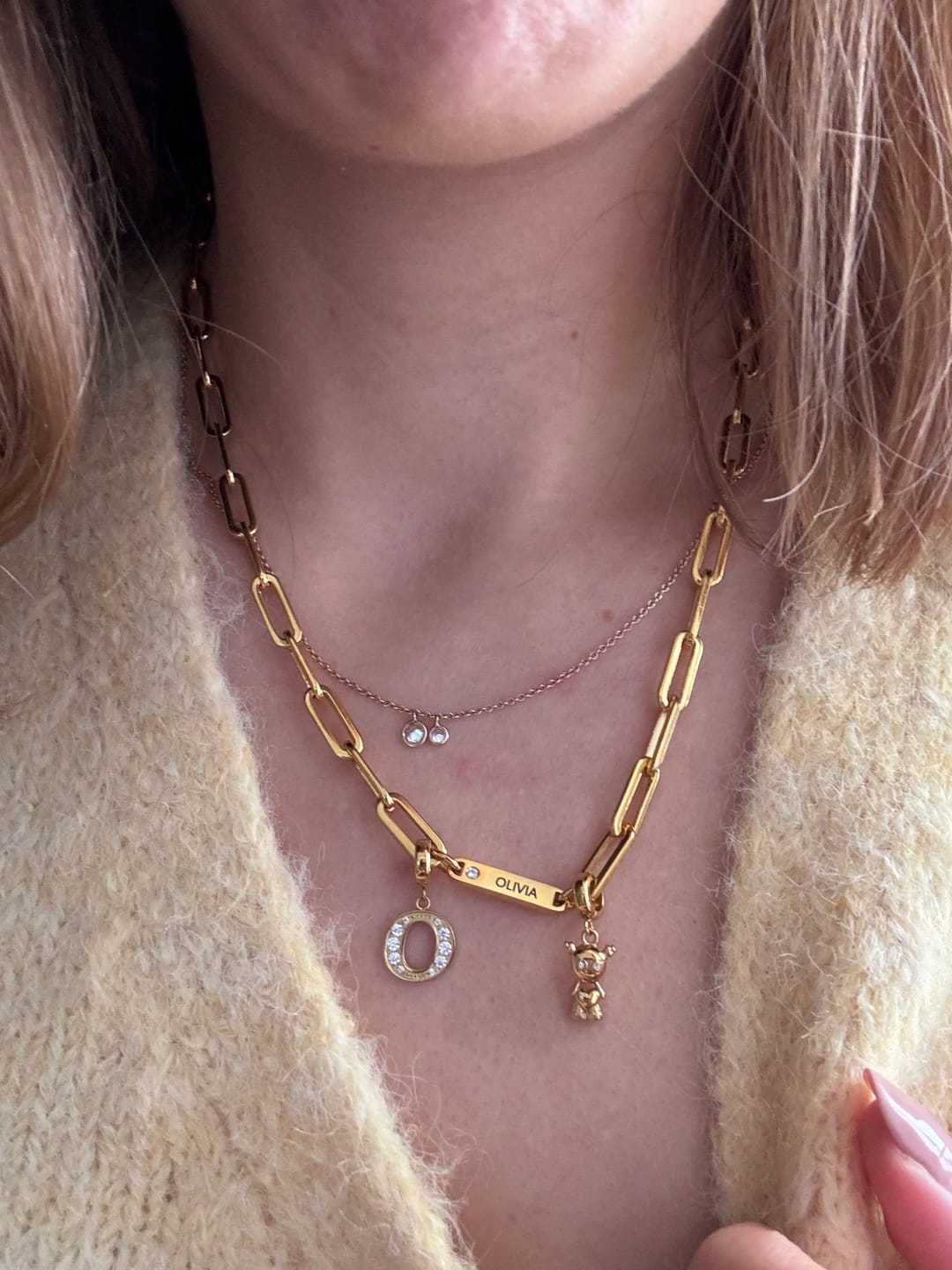 Customer photo review of Colar Matilde