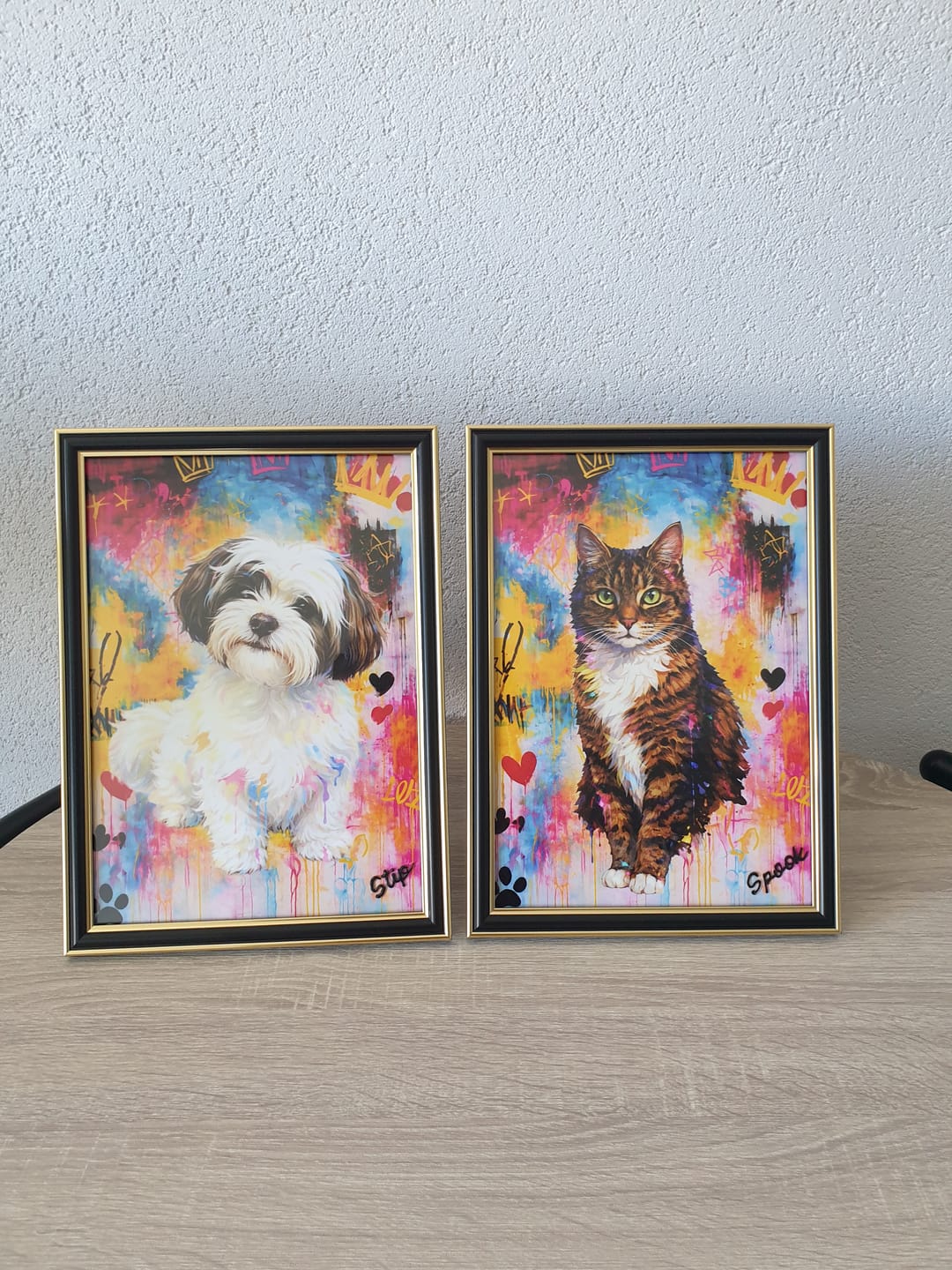 Customer photo review of Graffiti - Gepersonaliseerde Poster