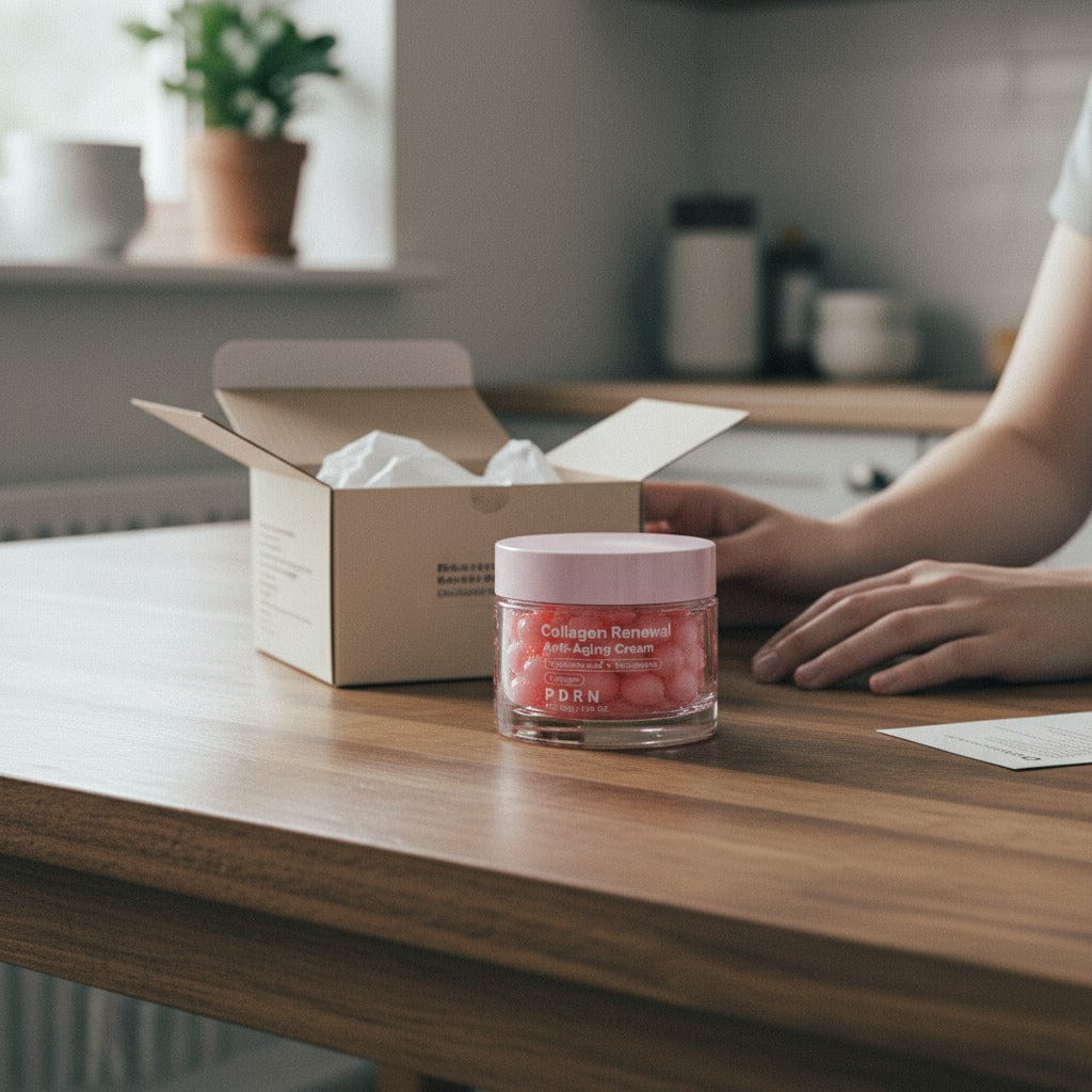 Customer photo review of Crema Capsule PDRN al Collagene – Idratante e Rimpolpante