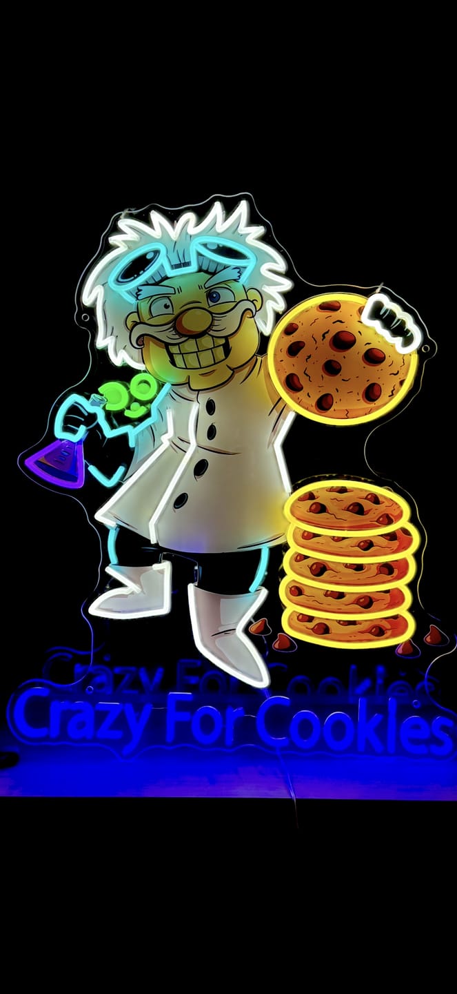 Customer photo review of CRAZY FOR COOKIES | LED NEON SIGN