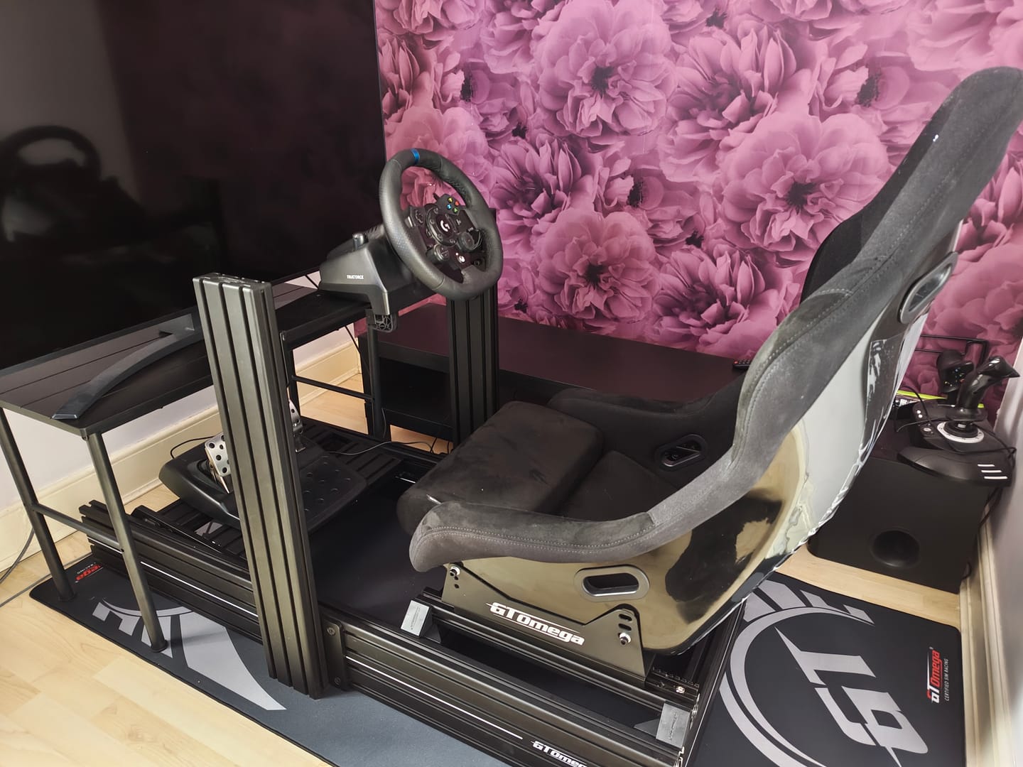 Customer photo review of Simulator Floor Mat