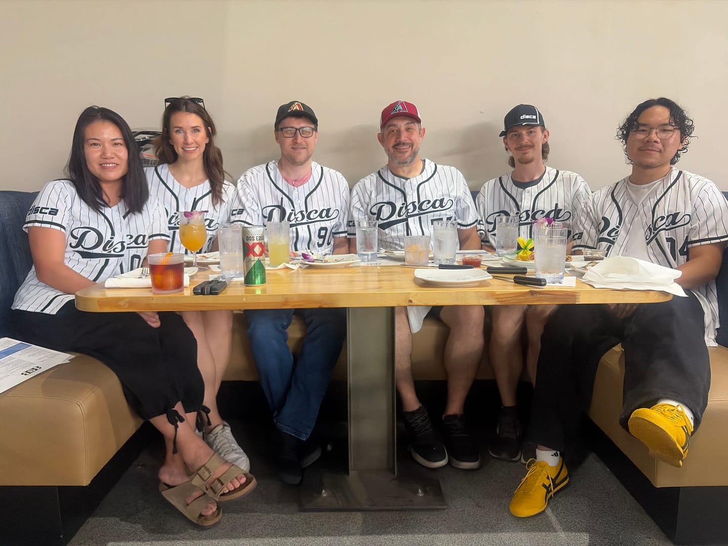 Customer photo review of Custom White Black Stripe Fashion Design Full Button Authentic Baseball Jersey