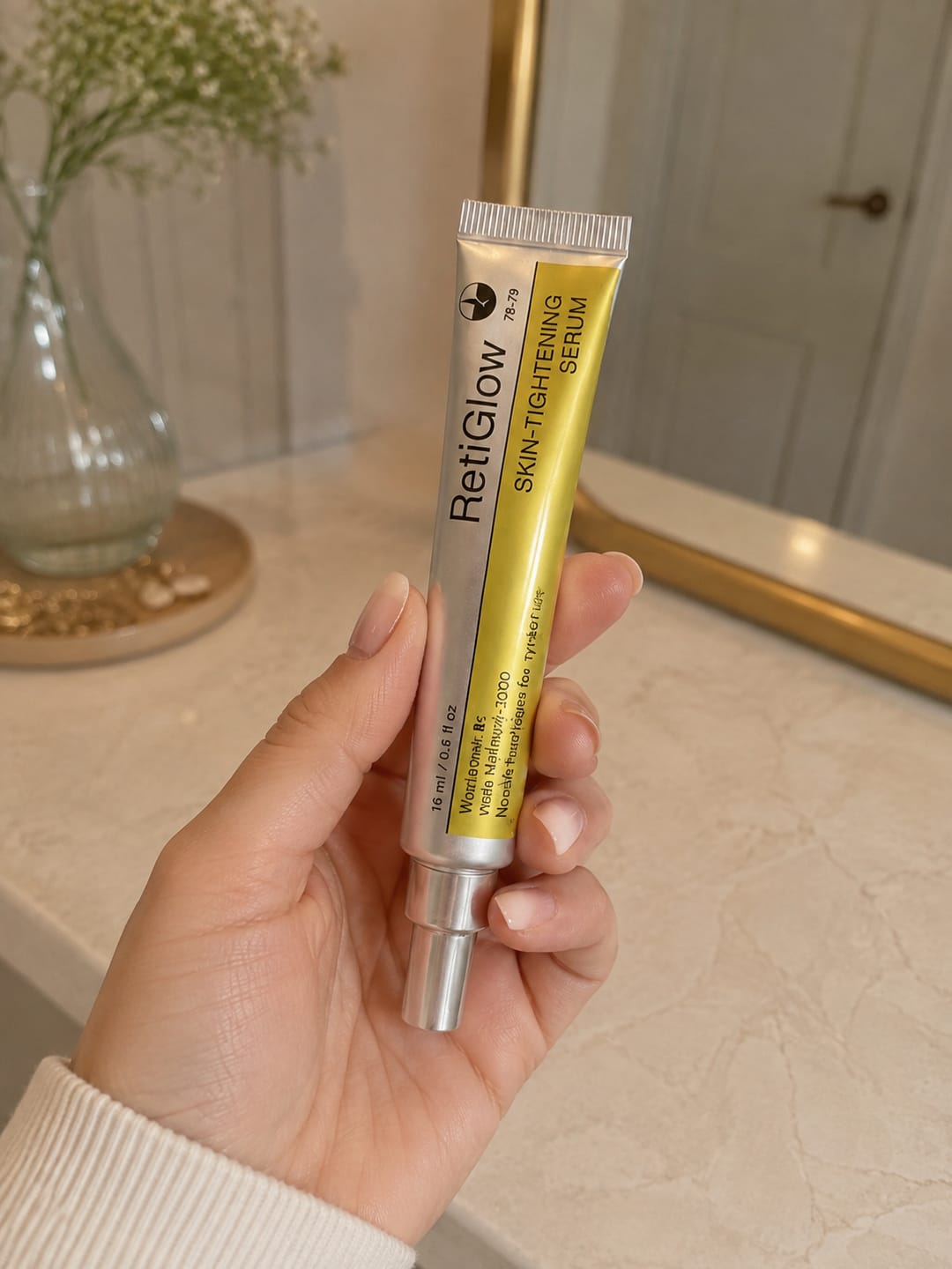 Customer photo review of RetiGlow – Retinol serum