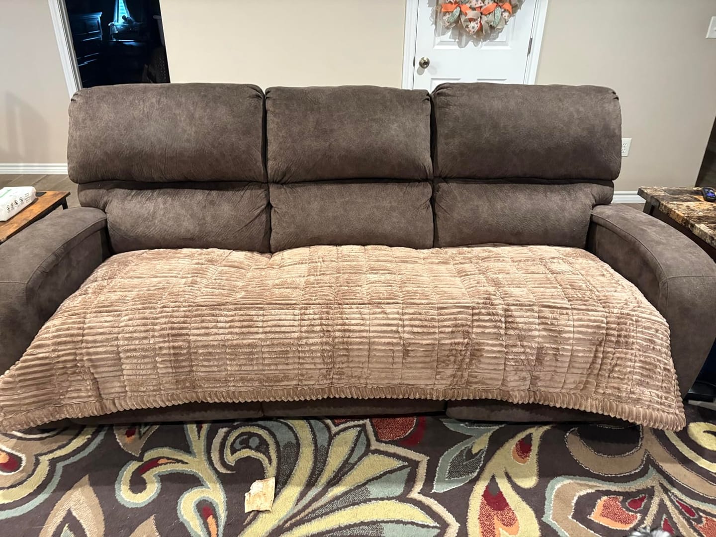 Customer photo review of Koselig Sofatrekk