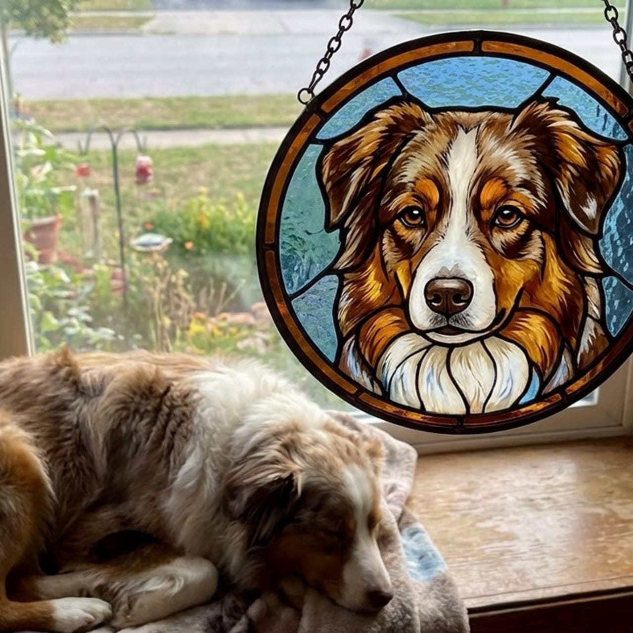 Customer photo review of Pawlight Portrait™ — Custom Pet Portrait