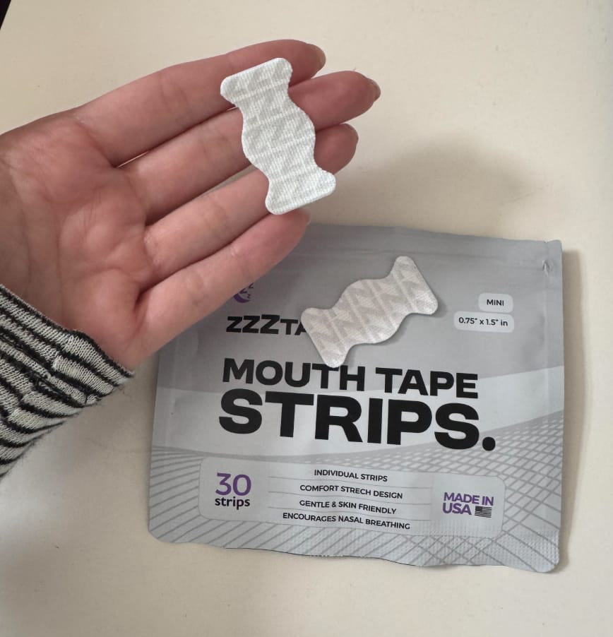 Customer photo review of ZzzTape - Mouth Tape
