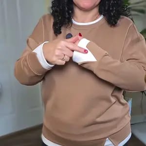 Customer photo review of Norvello™ Casual Loose-fitting Top