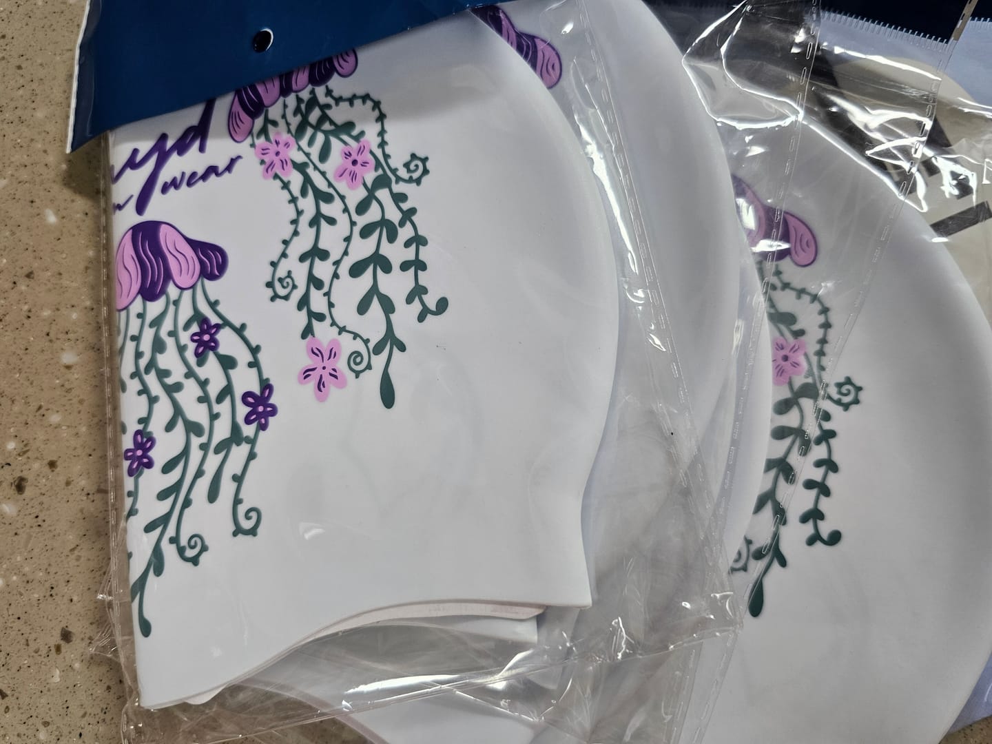 Customer photo review of JAYD Swim Cap - Jelly Belly