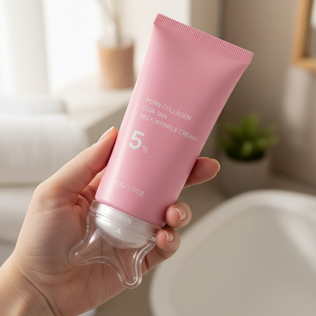 Customer photo review of PDRN Collagen Gua Sha – Crema Collo e Décolleté