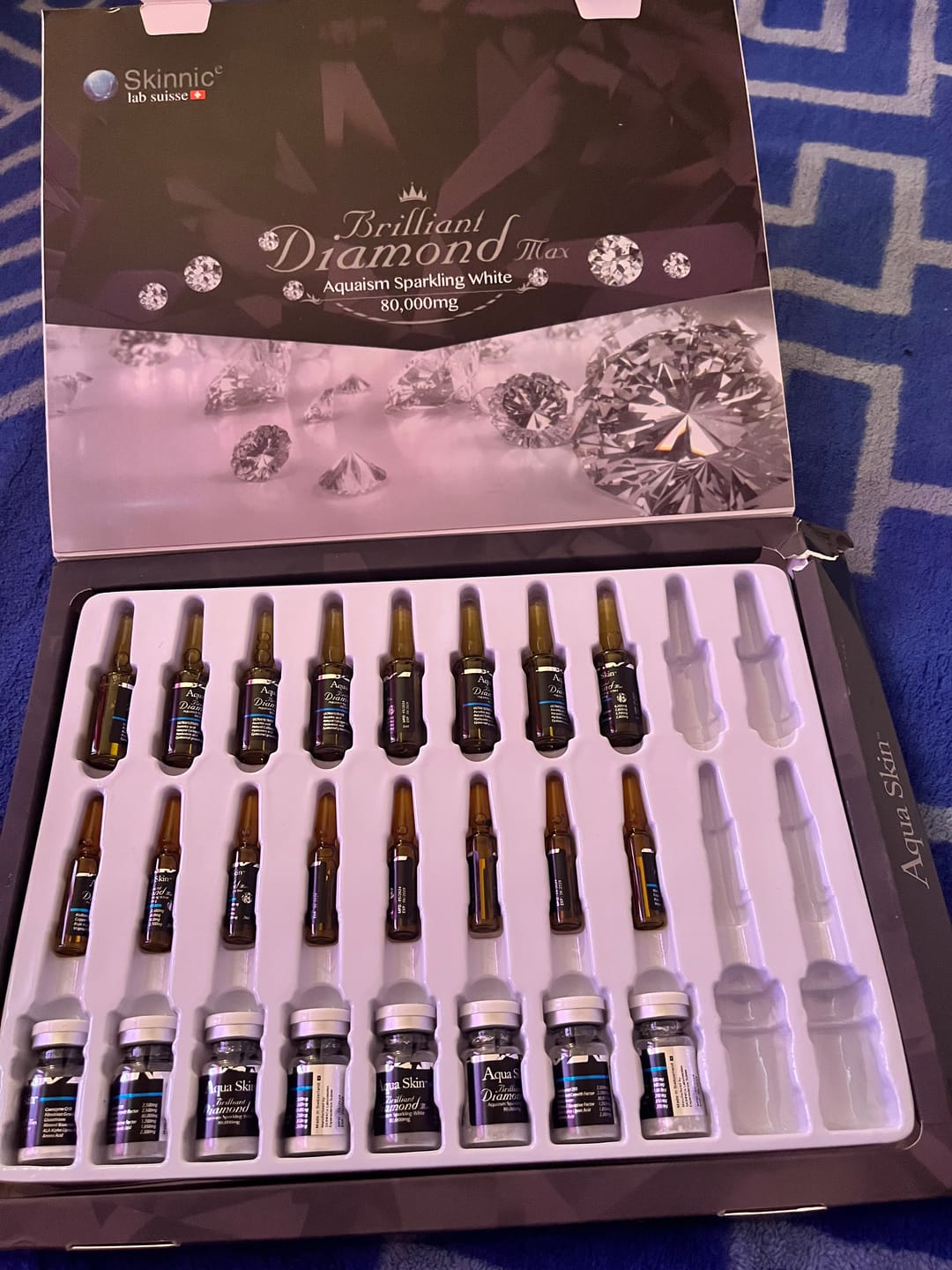 Customer photo review of Aqua Skin Brilliant Diamond