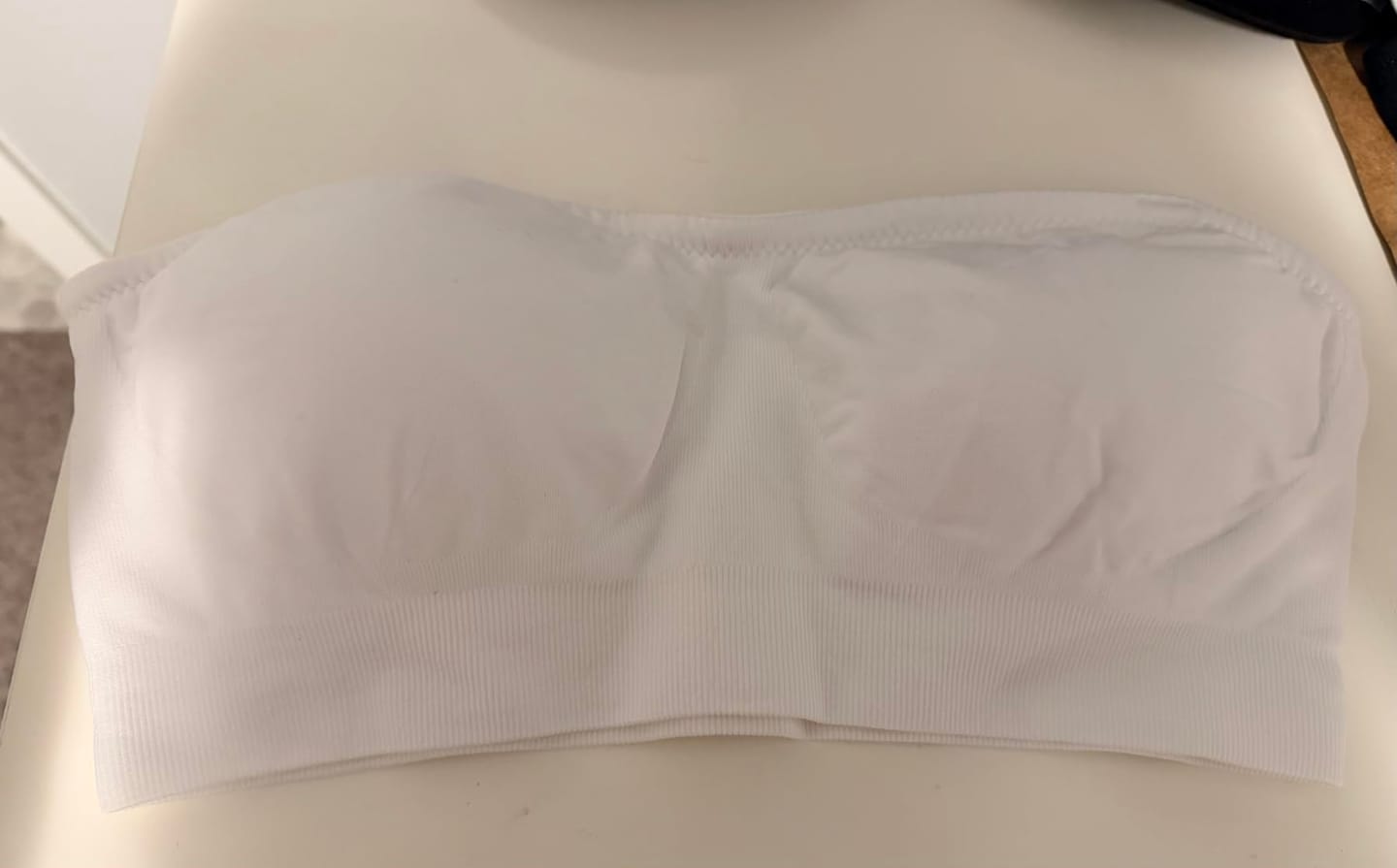 Customer photo review of Seamless Strapless Push-Up Bandeau Bra