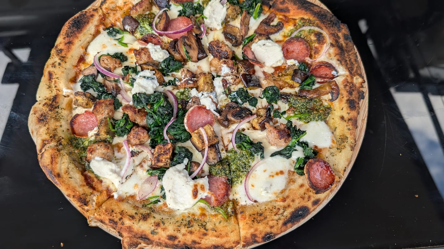 Customer photo review of Sourdough Pizza Bases