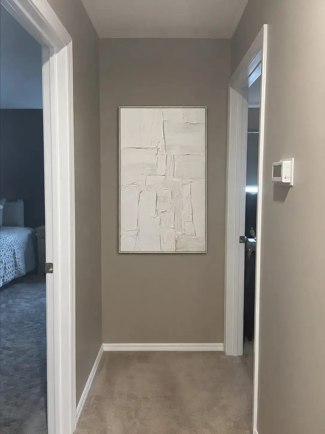 Customer photo review of Sculpted White Wabi Sabi Art