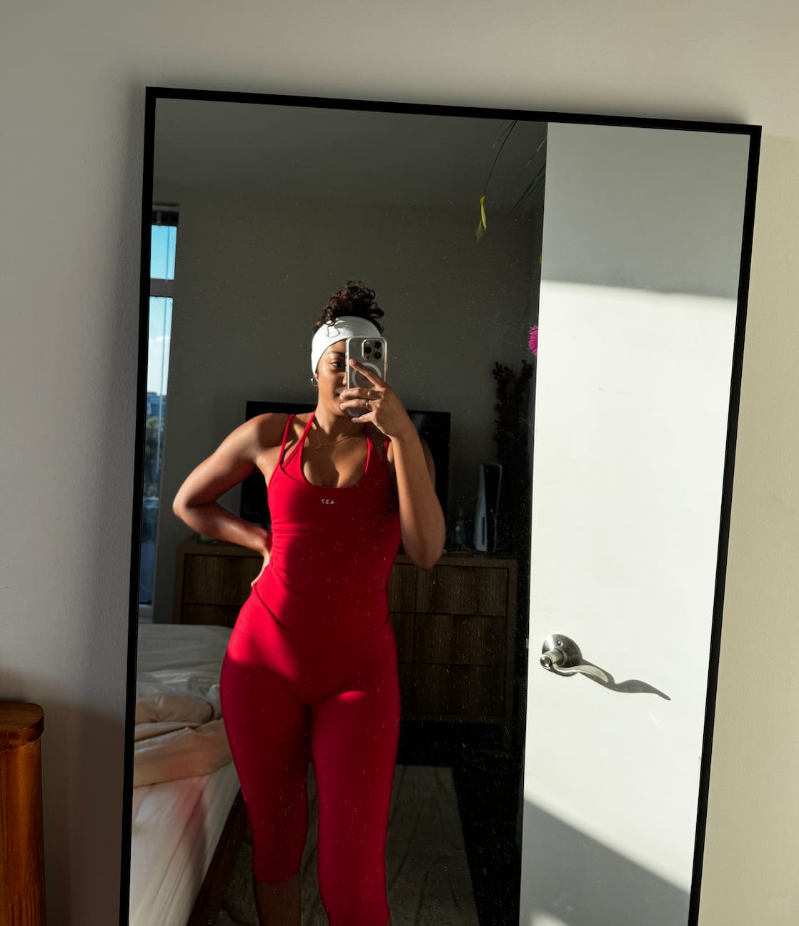 Customer photo review of The Bare Bra Scarlet