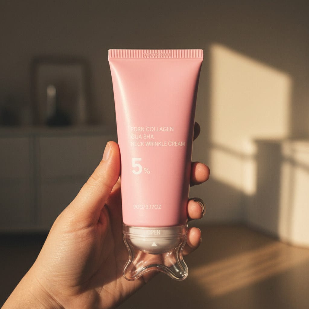 Customer photo review of PDRN Collagen Gua Sha – Crema Collo e Décolleté