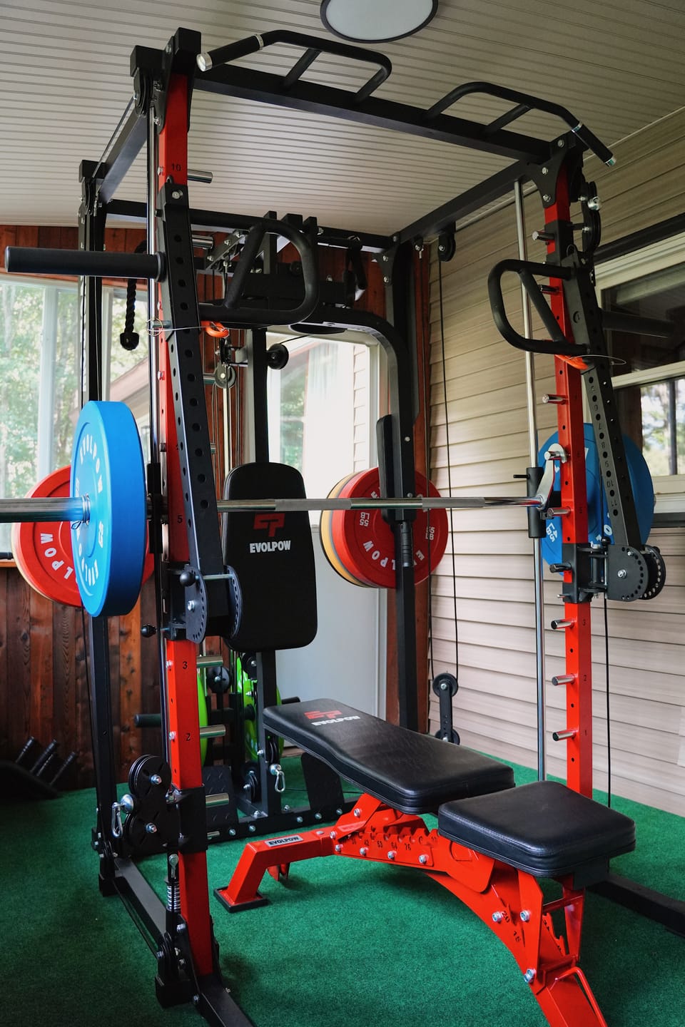 Customer photo review of EVOLPOW M2A Brute All-in-One Smith Machine Home Gym