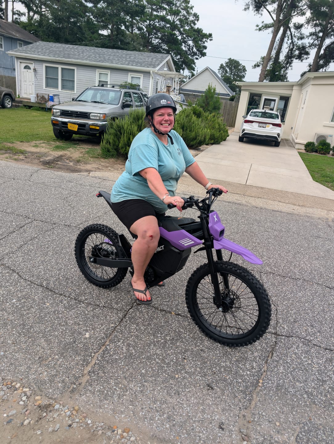 Customer photo review of Eskute® RTX 19"17" 6500W Electric Dirt Bike for Adults
