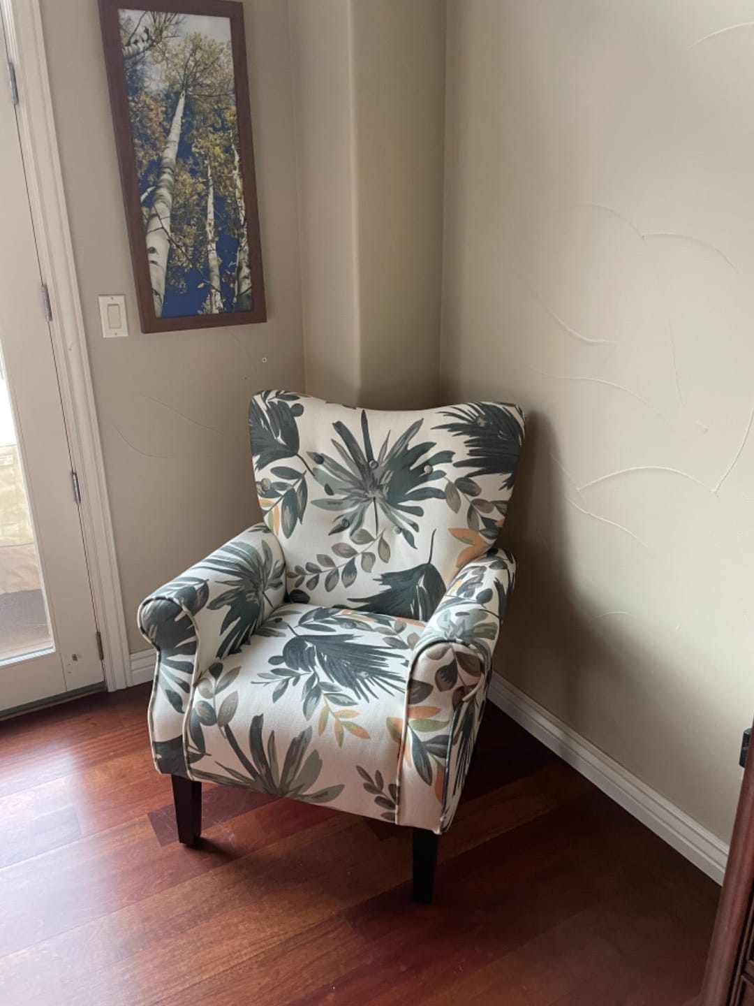 Customer photo review of Allston High Back Upholstered Accent Armchair