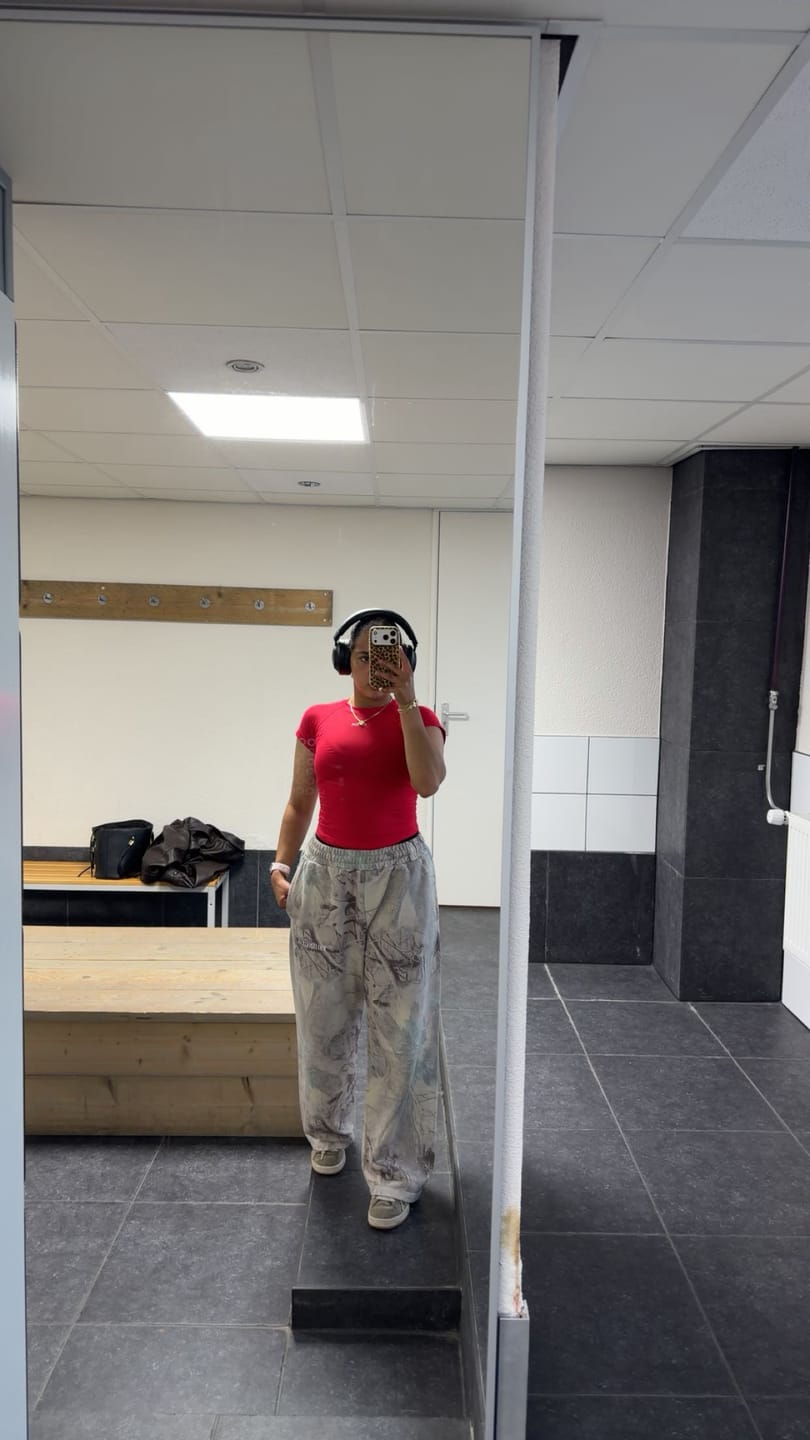 Customer photo review of 2094 - Tree Camo Collection - No Cuff Sweats