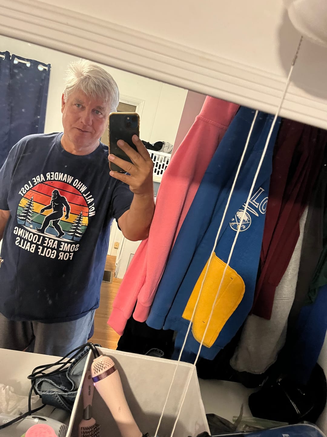 Customer photo review of Wandering Sasquatch Tee