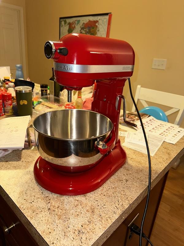 Customer photo review of KitchenAid® 7 Quart Bowl-Lift Stand Mixer