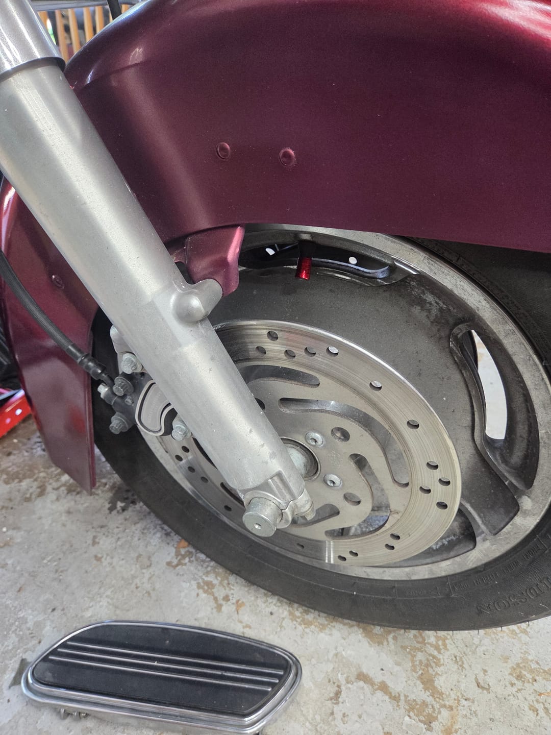 Customer photo review of 80Eighty® Red Valve Stem Caps