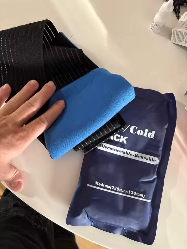 Customer photo review of Compresse Chaud / Froid Réutilisable