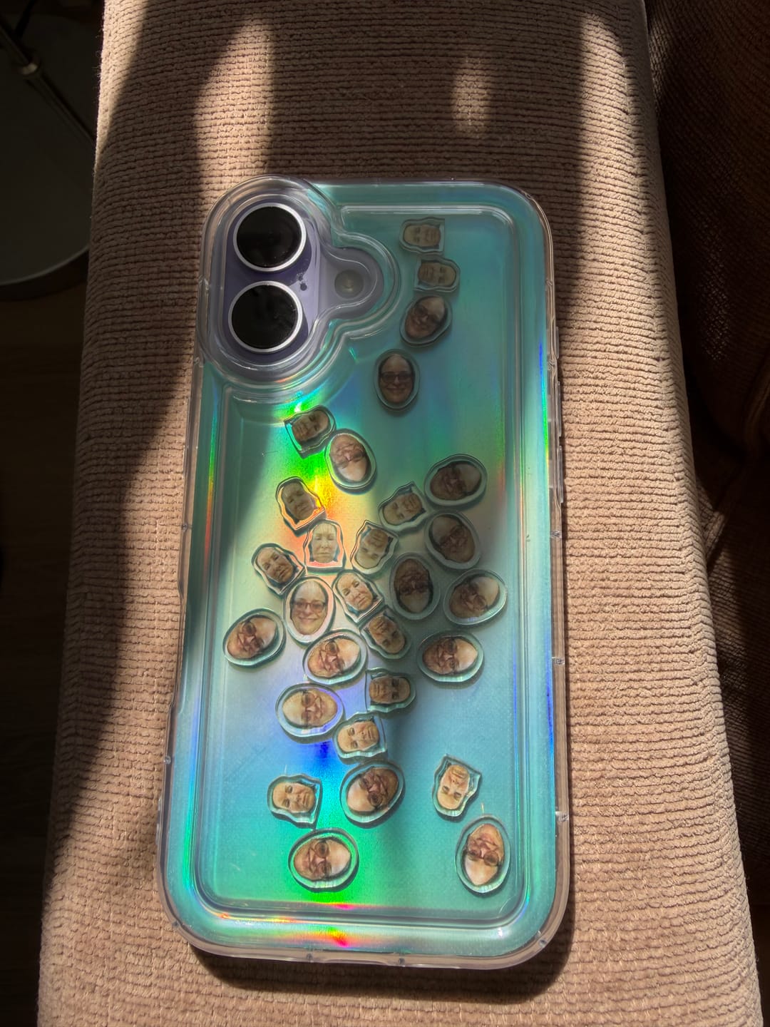 Customer photo review of Shaker Case™ with Custom Charms