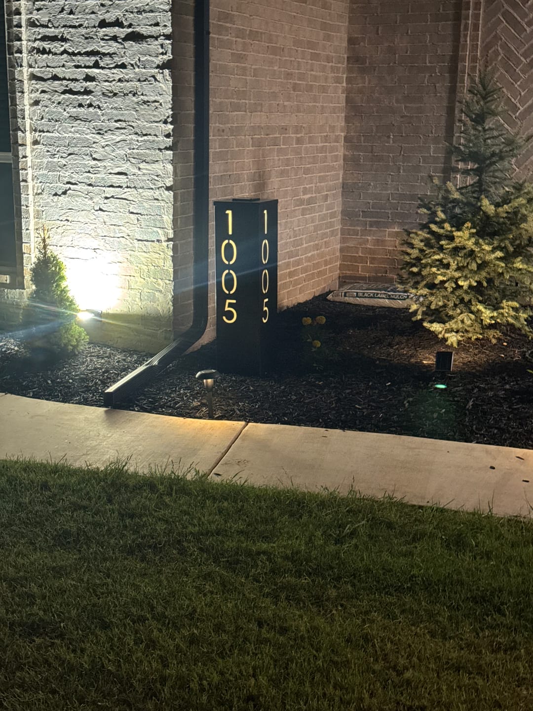 Customer photo review of White Translucent Inserts for The Address Column - Optional Upgrade