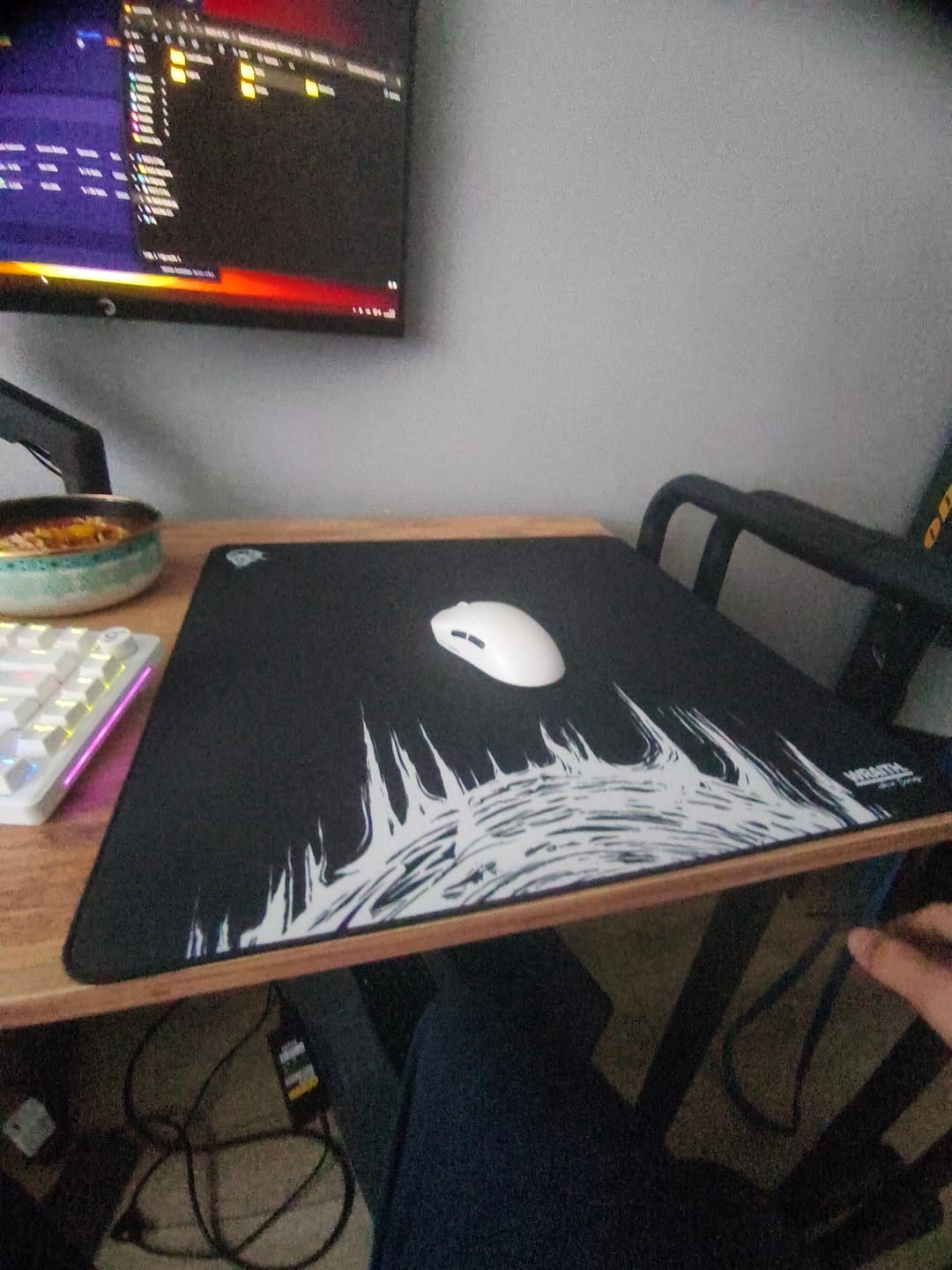 Customer photo review of Wraith Ace Series Poron Mousepad