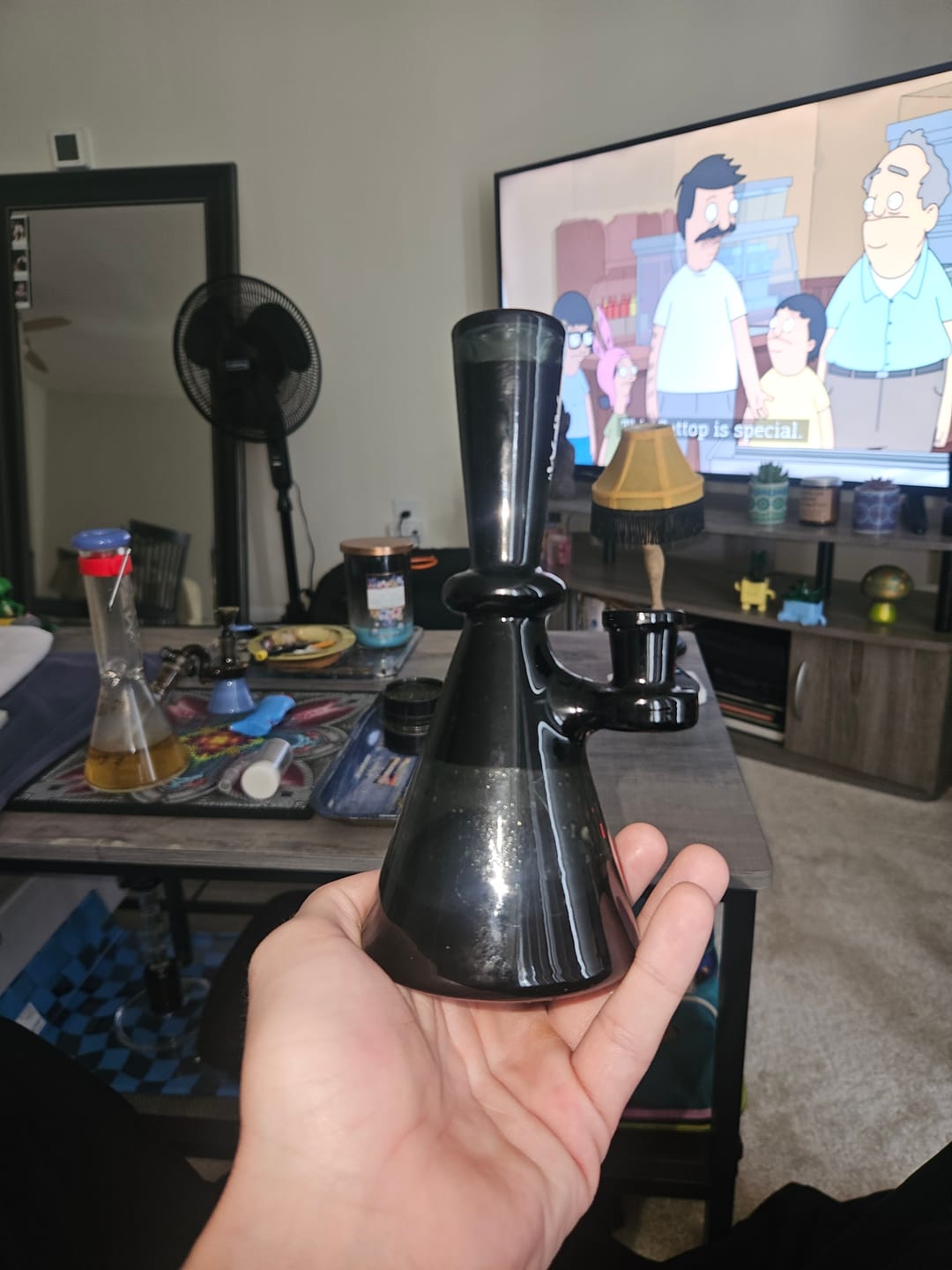 Customer photo review of 7.5" AFM Double Double Glass Mini Dab Rig