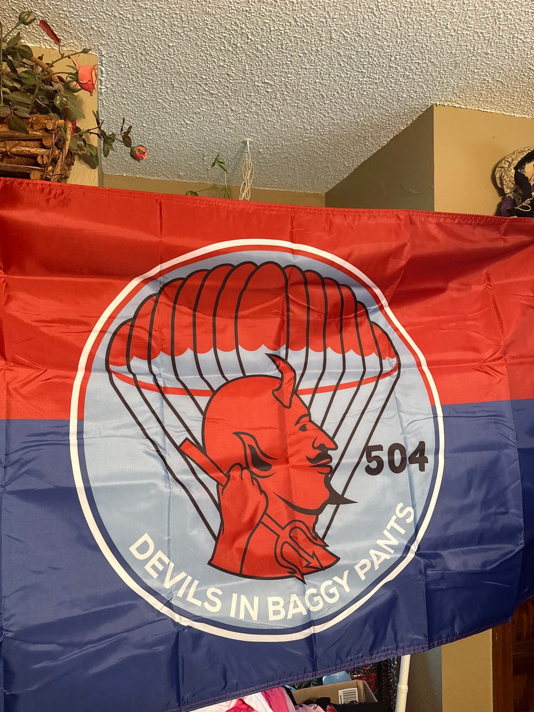 Customer photo review of 504 Devils Airborne Classic Flag