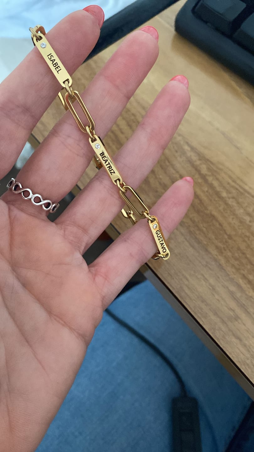 Customer photo review of Pulseira Matilde