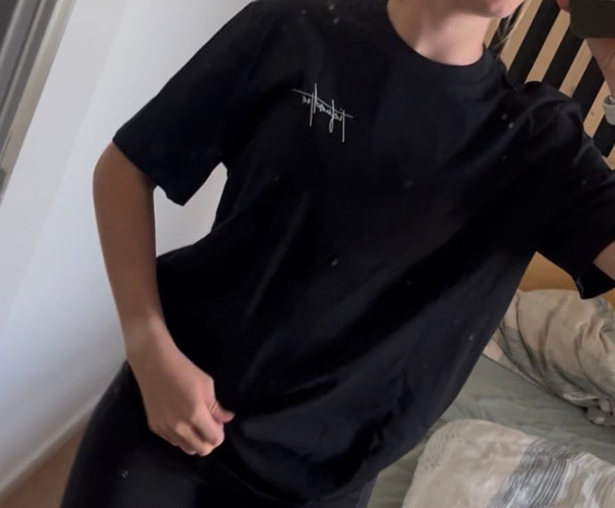 Customer photo review of The Dark - T-Shirt