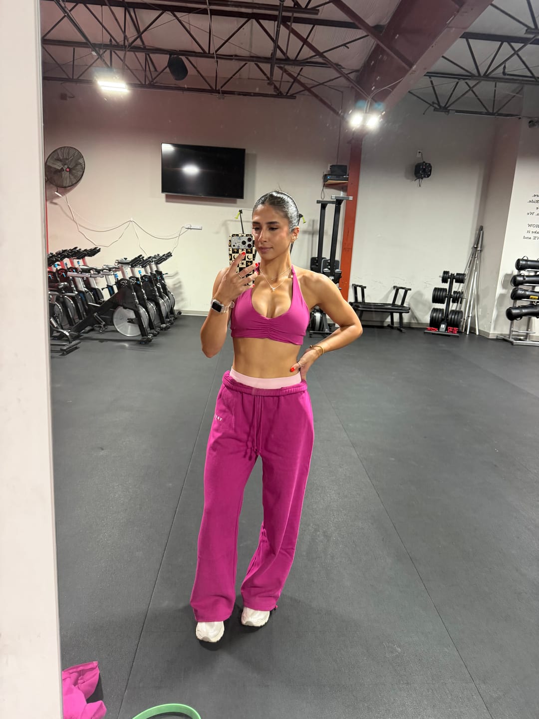 Customer photo review of W3173 Buttersoft Scrunch Halter Bra