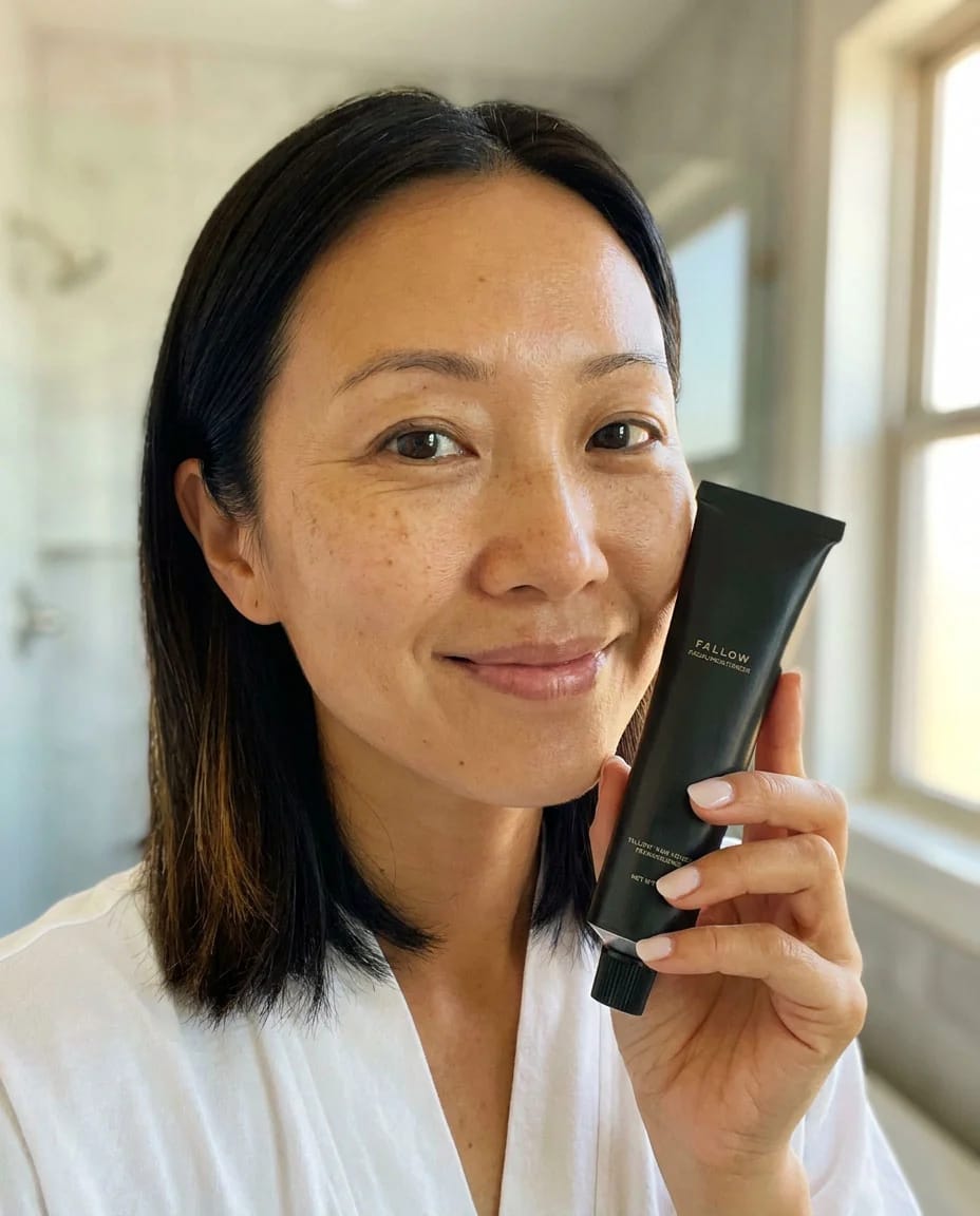 Customer photo review of Tallow Facial Moisturizer