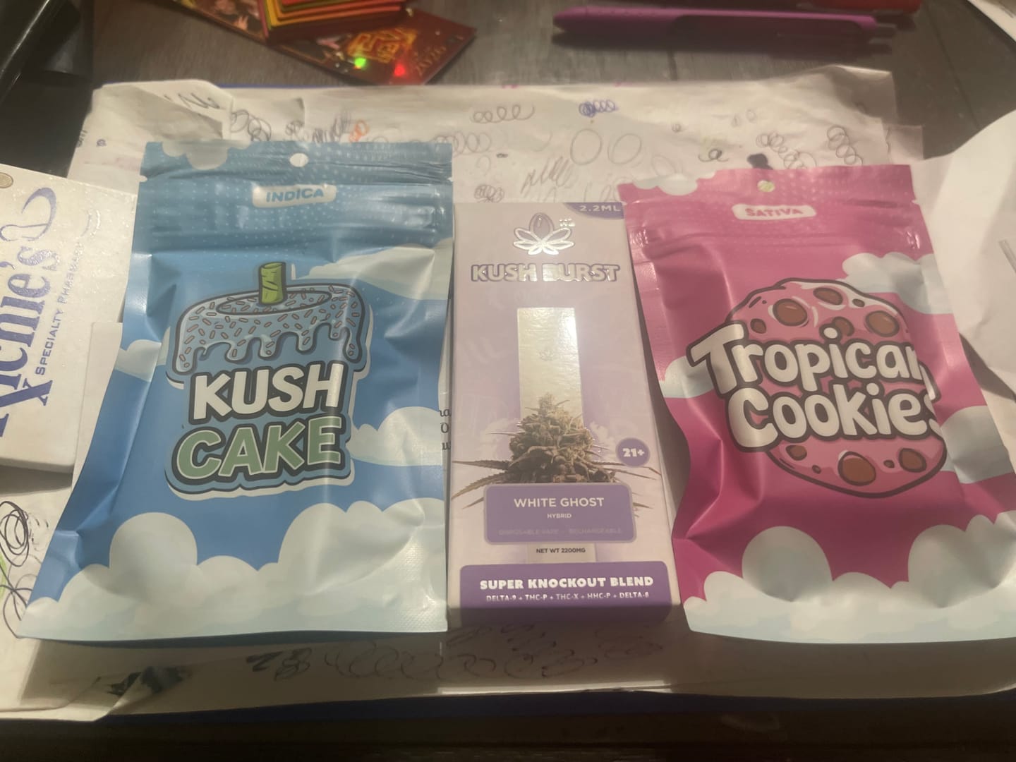 Customer photo review of Kush Burst - 2G THCa White Ghost (Hybrid)