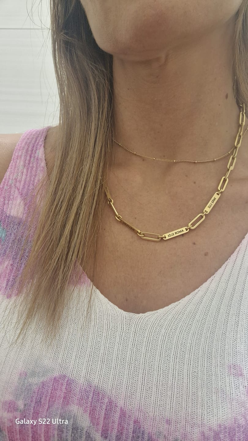 Customer photo review of Colar Sofia