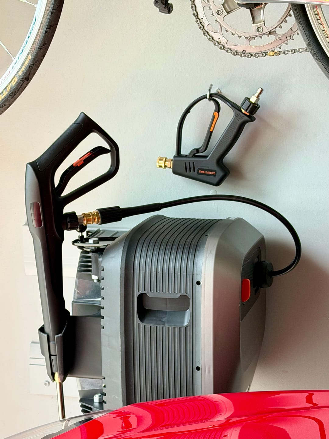 Customer photo review of Grandfalls Retractable Pressure Washer G20