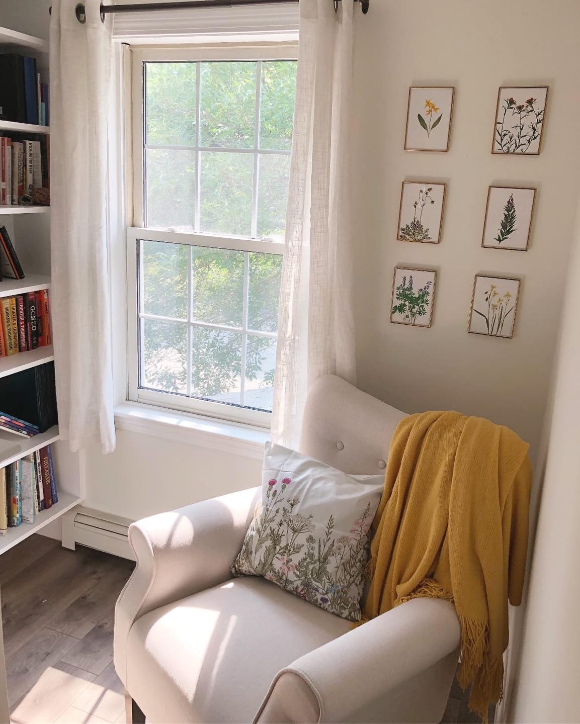 Customer photo review of Allston High Back Upholstered Accent Armchair