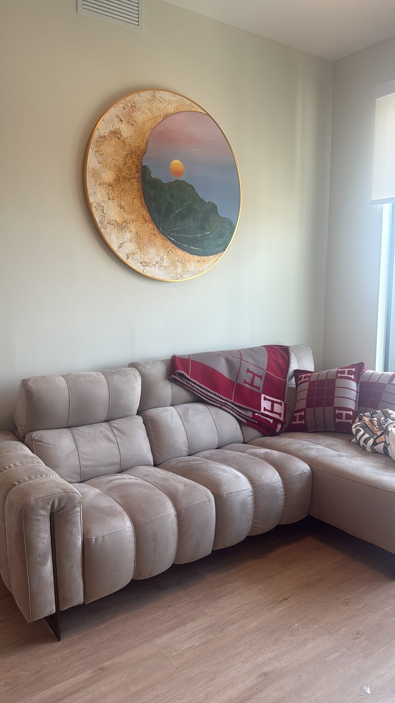 Customer photo review of Round Wall Art #RWA013
