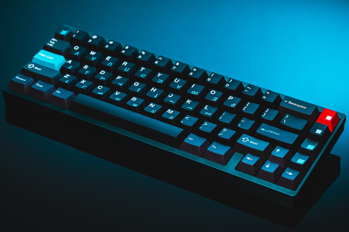 Customer photo review of KEYKOBO Dolch ABS Triple-Shot Keycap Set Instock