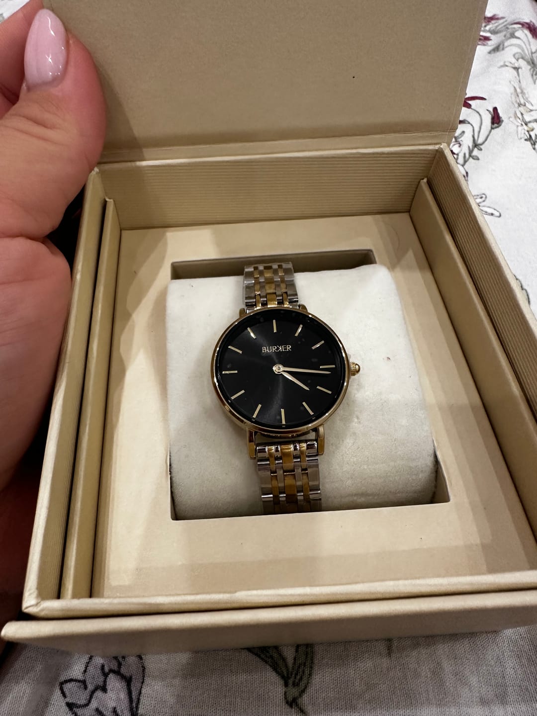 Customer photo review of Ruby Petite Black Gold Silver
