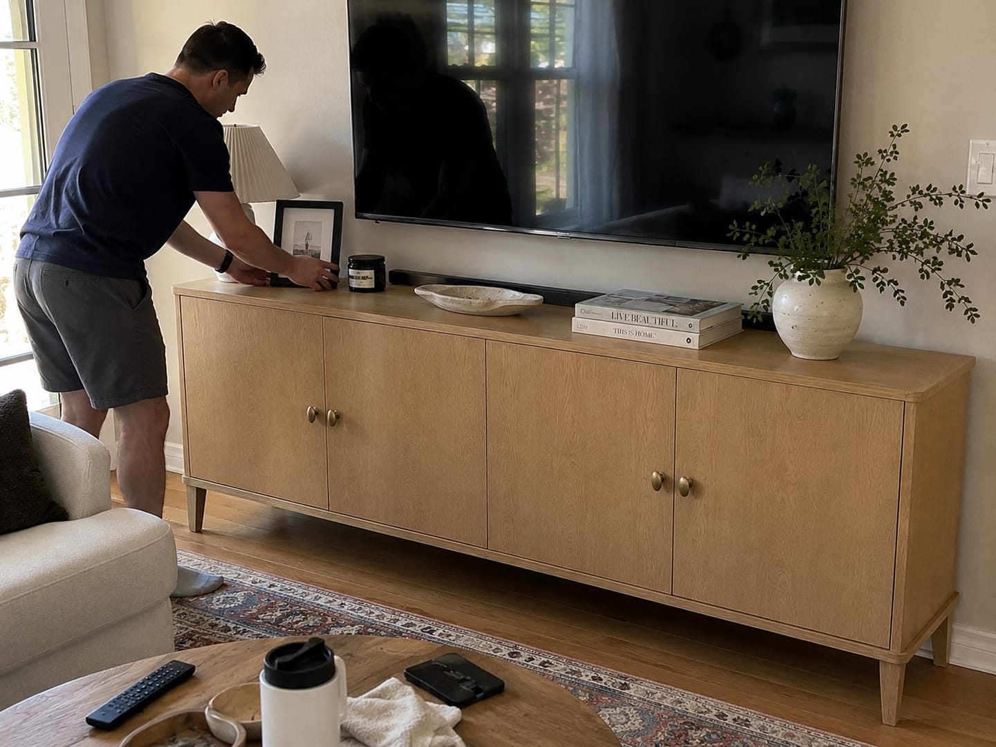 Customer photo review of Liora Media Console