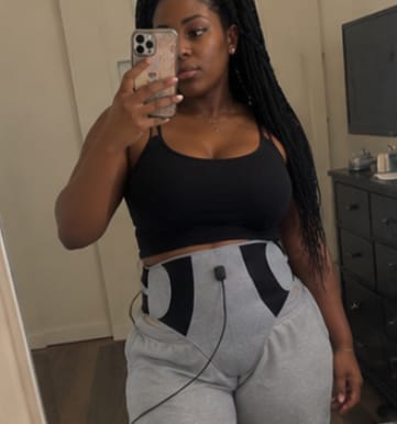 Customer photo review of Period Relief Heat & Massage Wrap