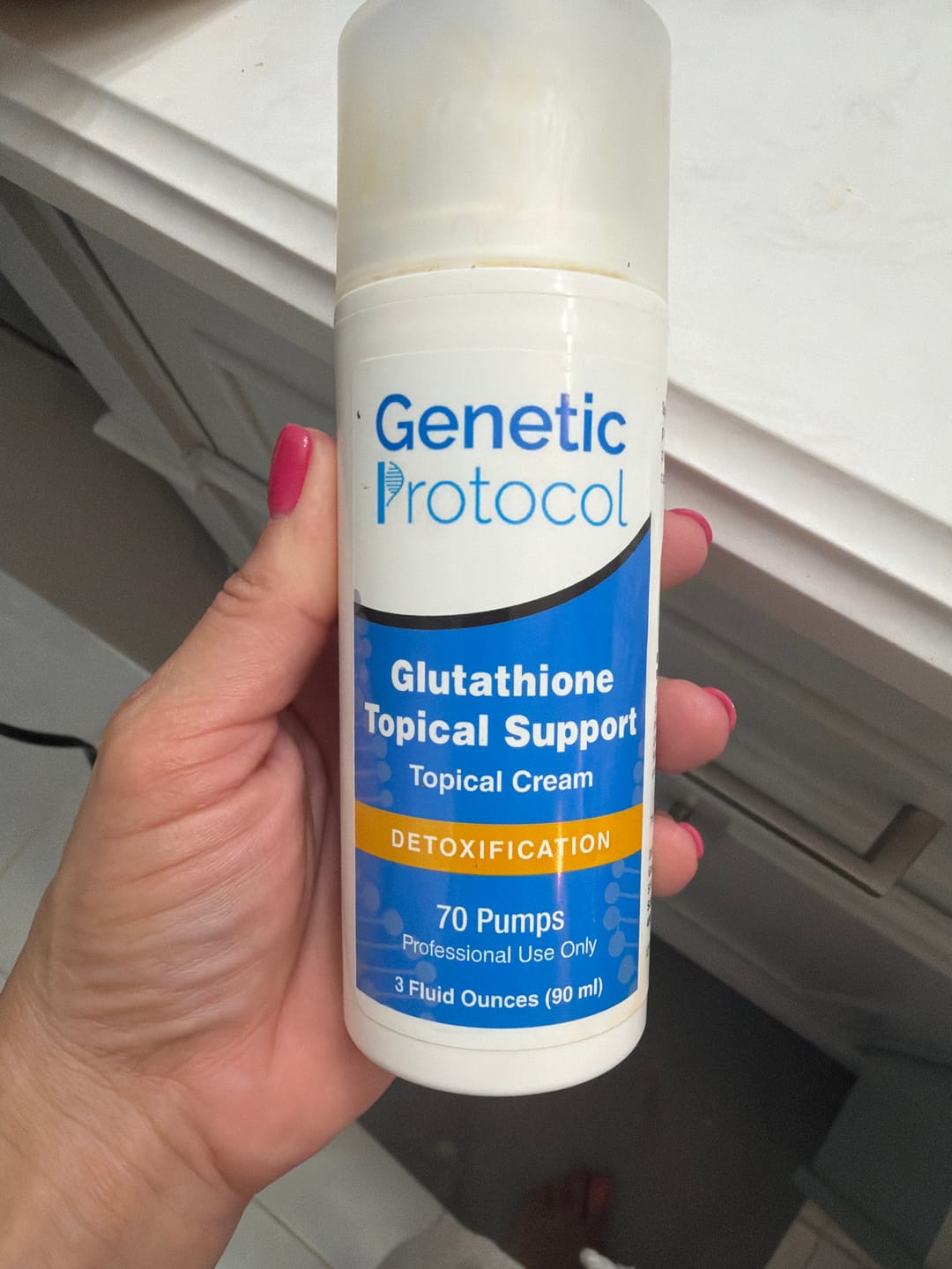 Customer photo review of Glutathione Topical Support