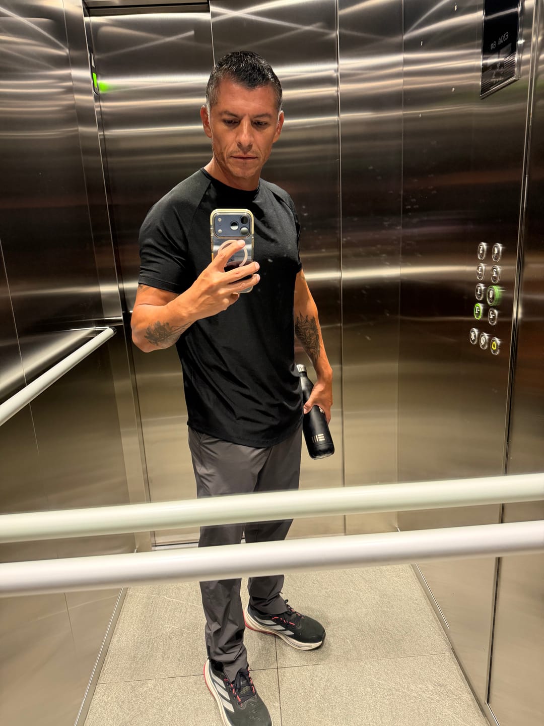 Customer photo review of RugLite Training Jogger - Dark Gray