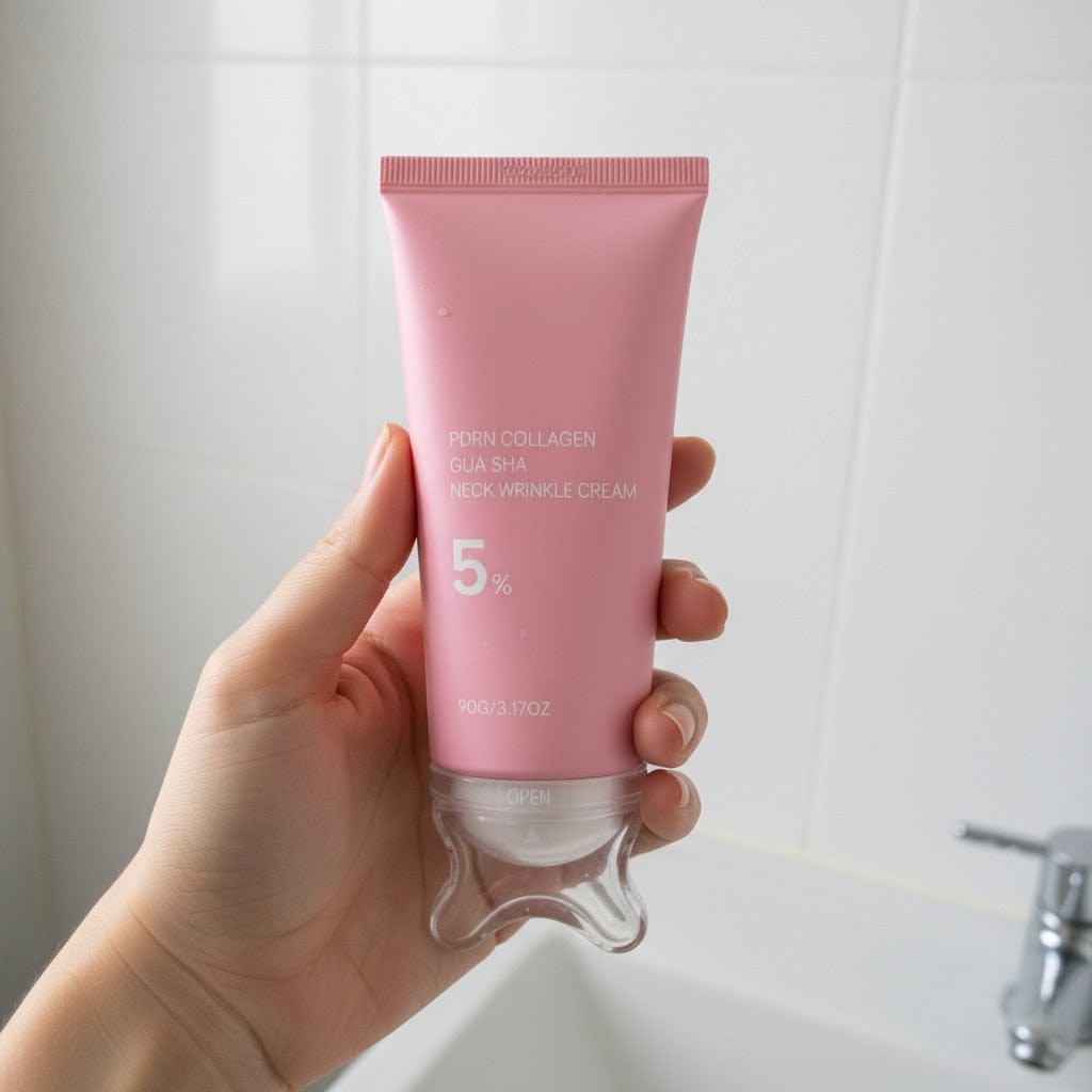 Customer photo review of PDRN Collagen Gua Sha – Crema Collo e Décolleté